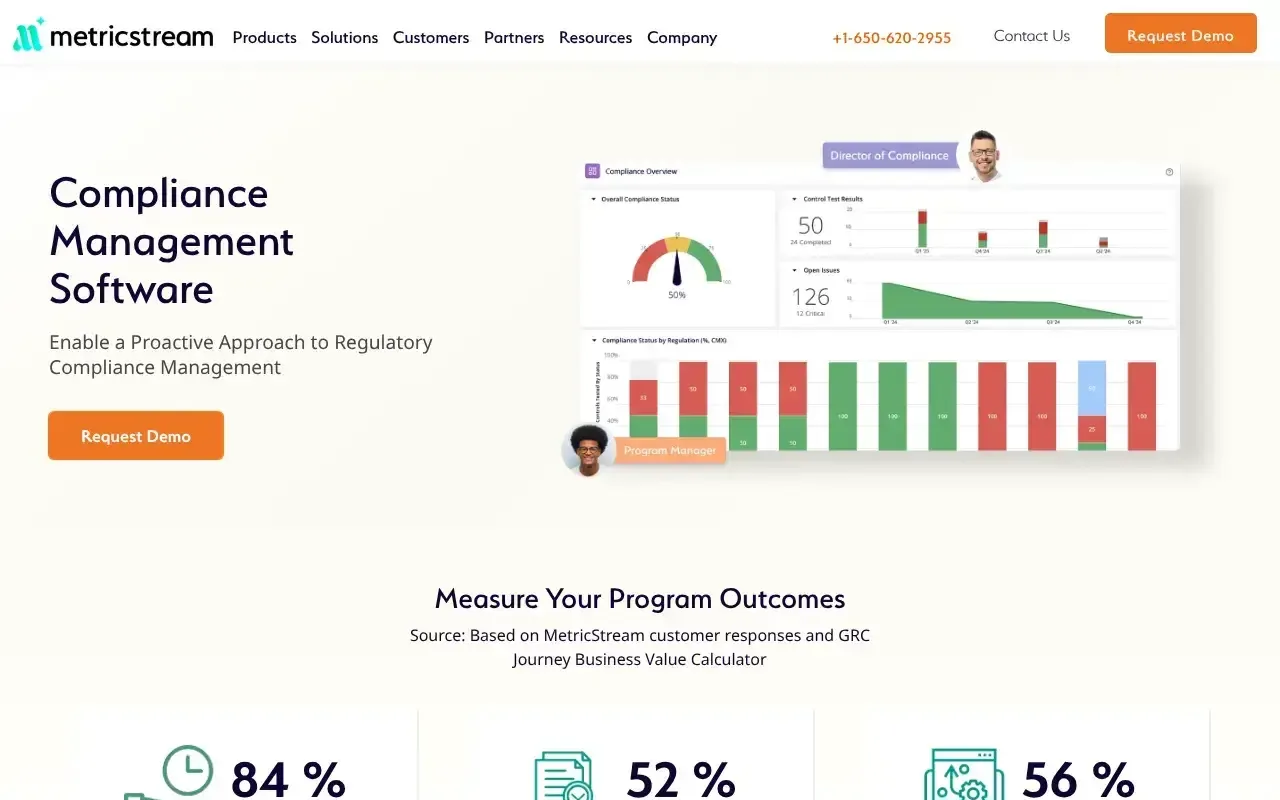 MetricStream Compliance Management