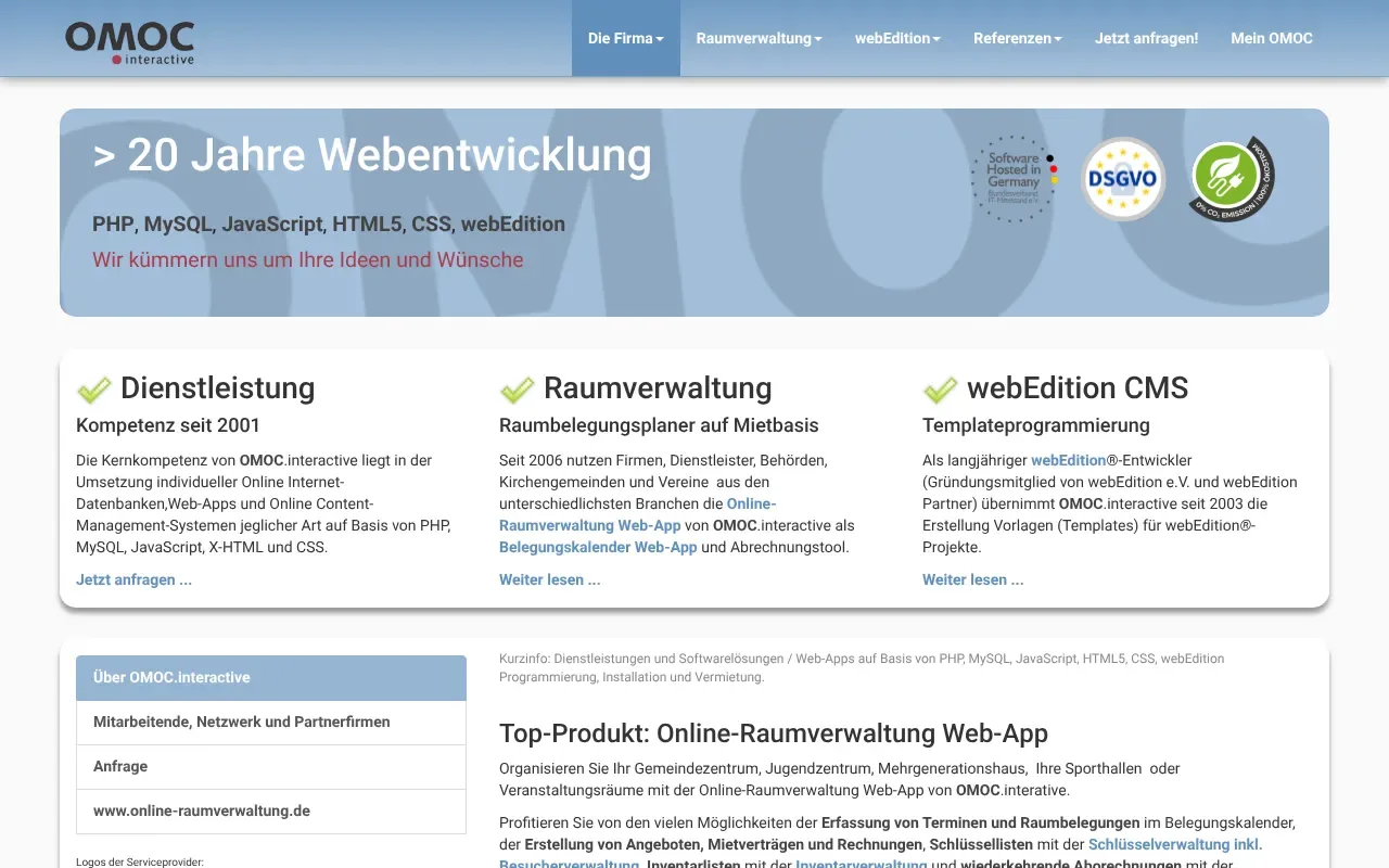 Online-Raumverwaltung