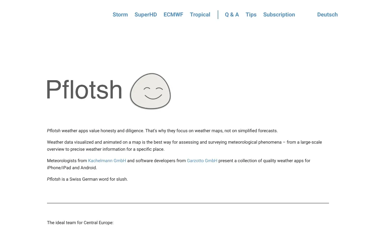 Screenshot von Pflotsh