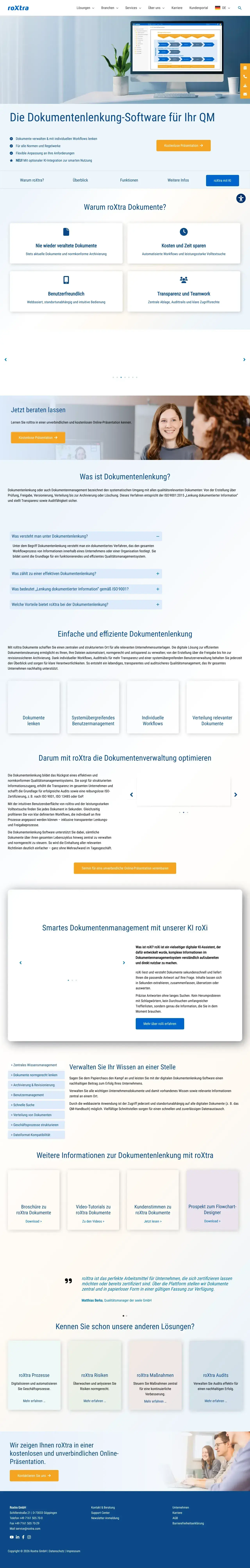 Vollständiger Screenshot von roXtra