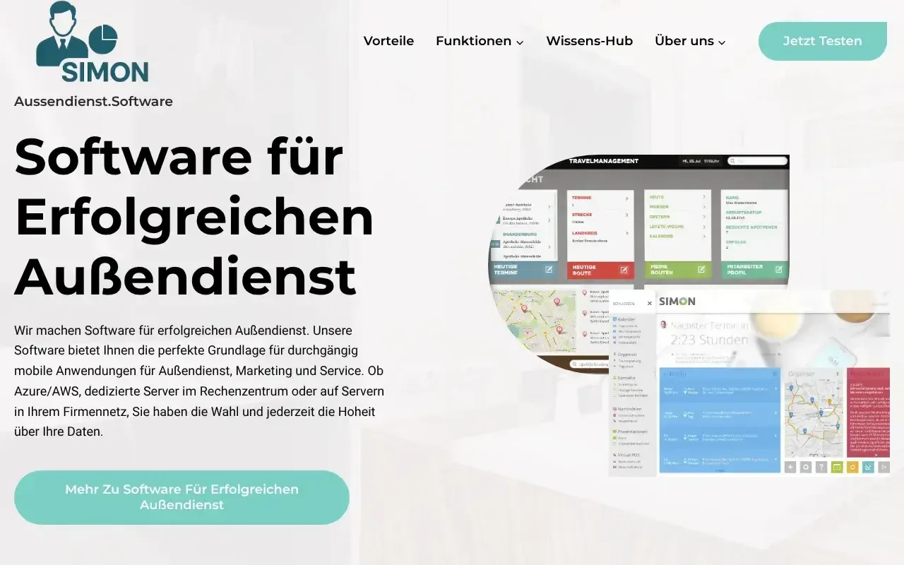 Screenshot von SalesAssistent
