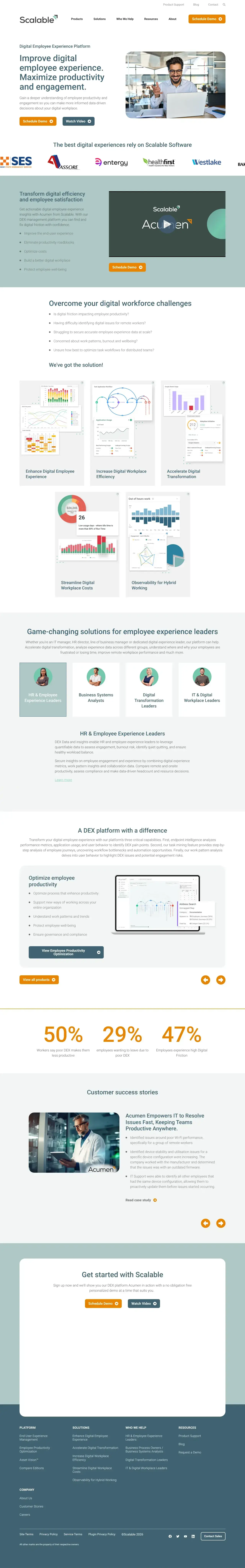 Scalable Software Acumen