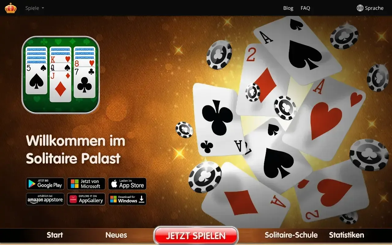 Screenshot von Solitaire Palast