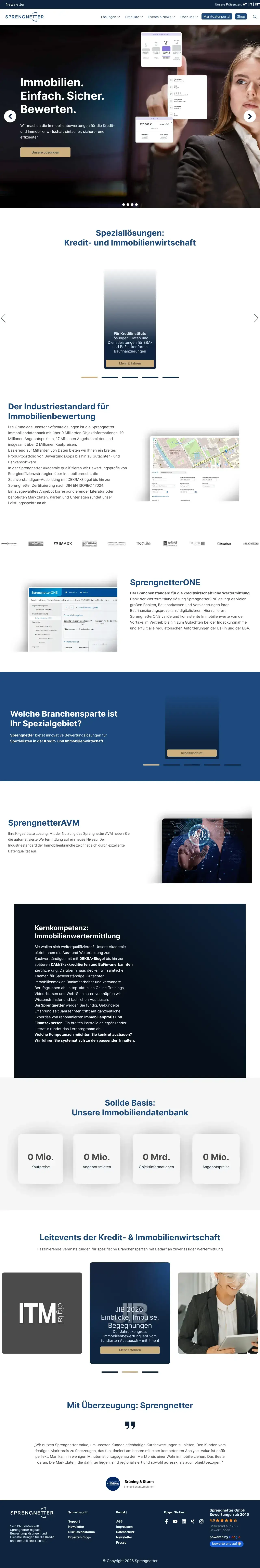 Vollständiger Screenshot von Sprengnetter