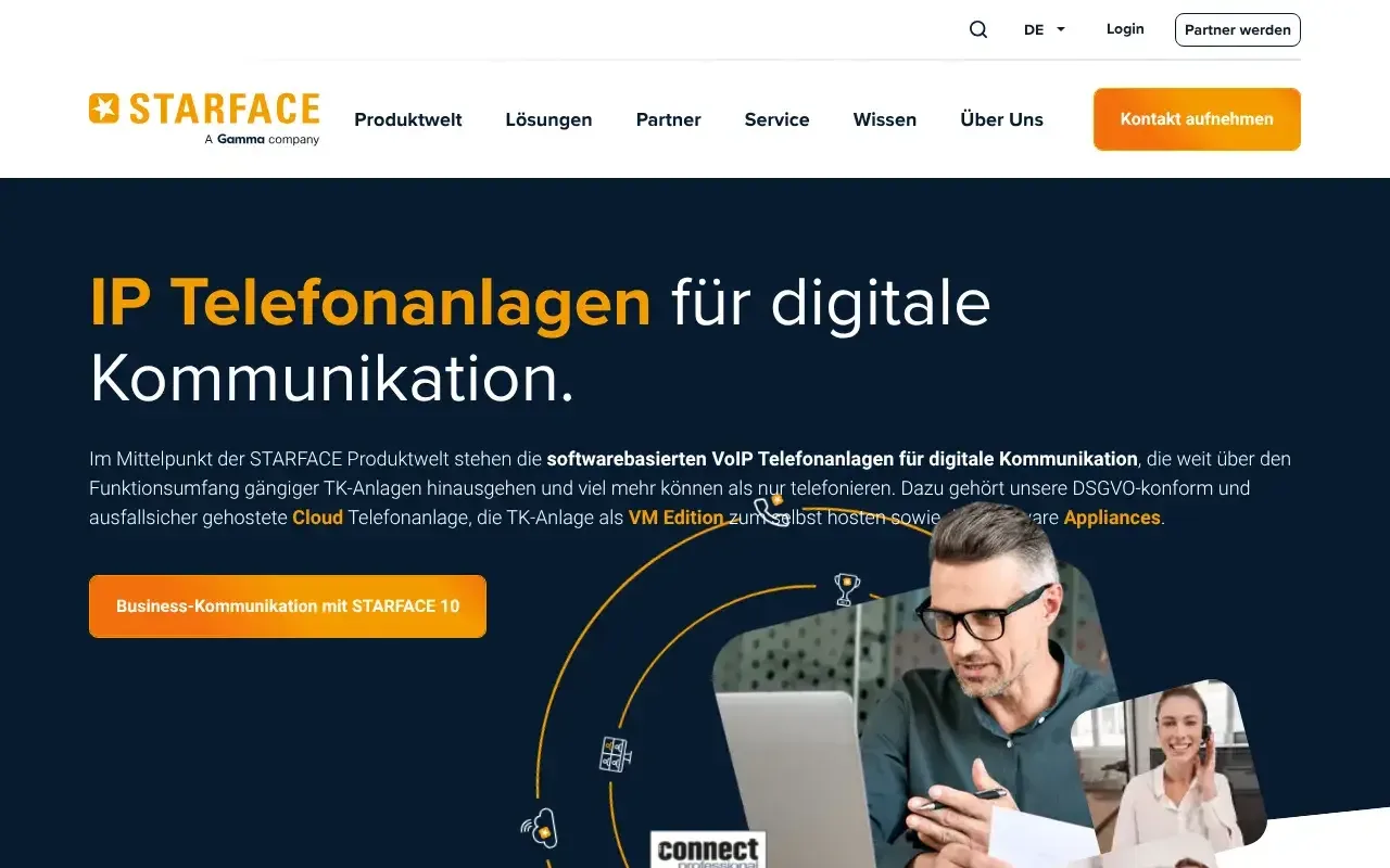 Screenshot von STARFACE