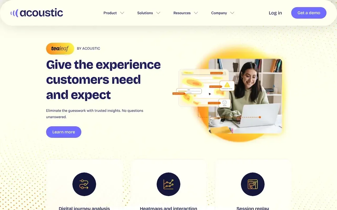 Screenshot von Tealeaf