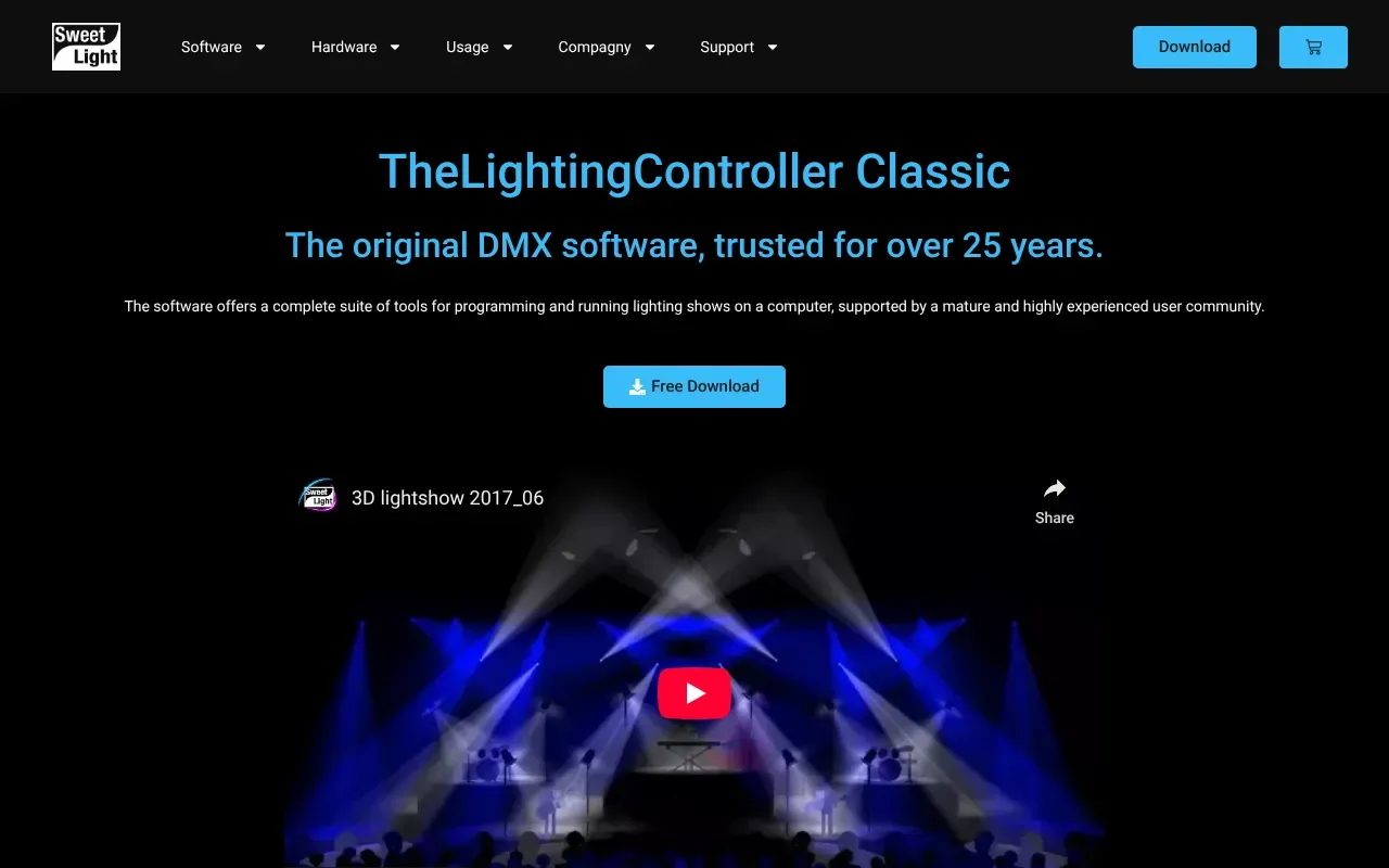 Screenshot von TheLightingController Classic