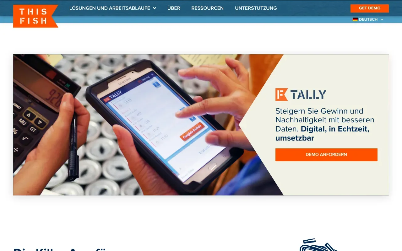 Screenshot von ThisFish