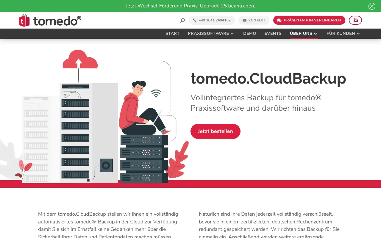 tomedo.CloudBackup