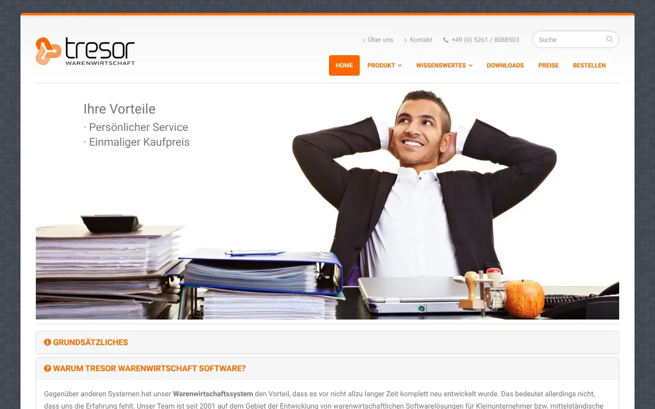 Tresor Warenwirtschaft