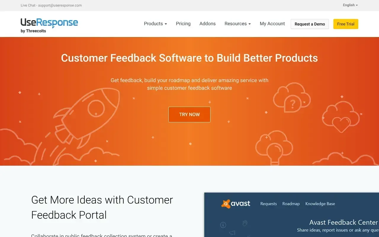 Screenshot von UseResponse