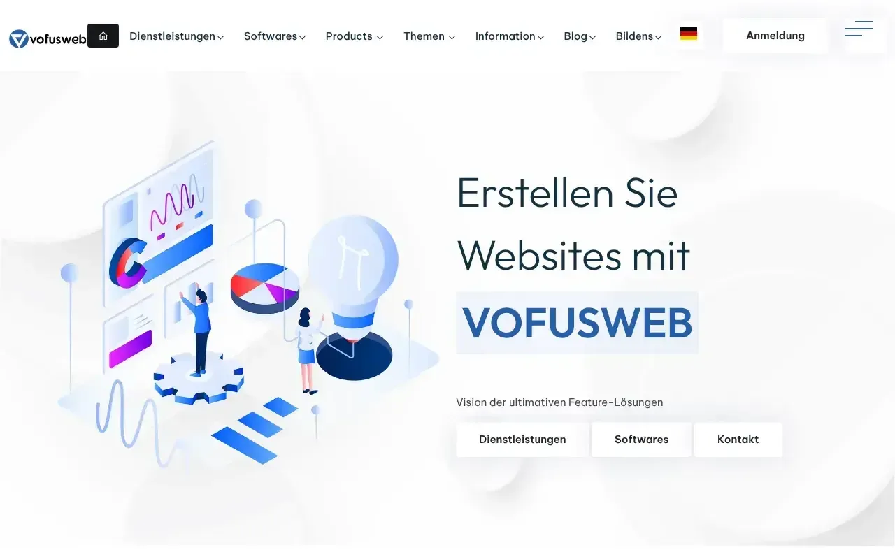 Screenshot von VofusWeb