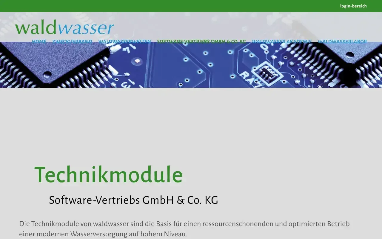 Waldwasser Technikmodule
