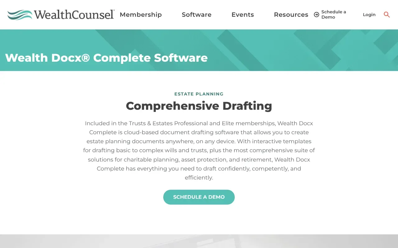 Screenshot von Wealth Docx Complete