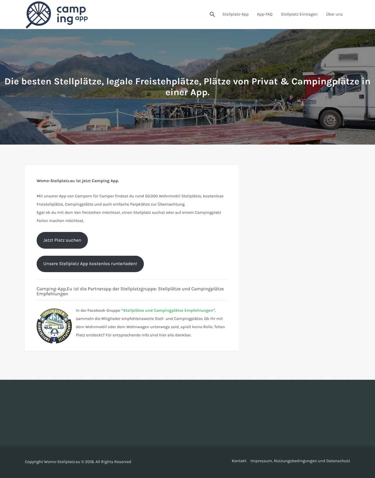 Womo-Stellplatz.eu / Camping-App.Eu