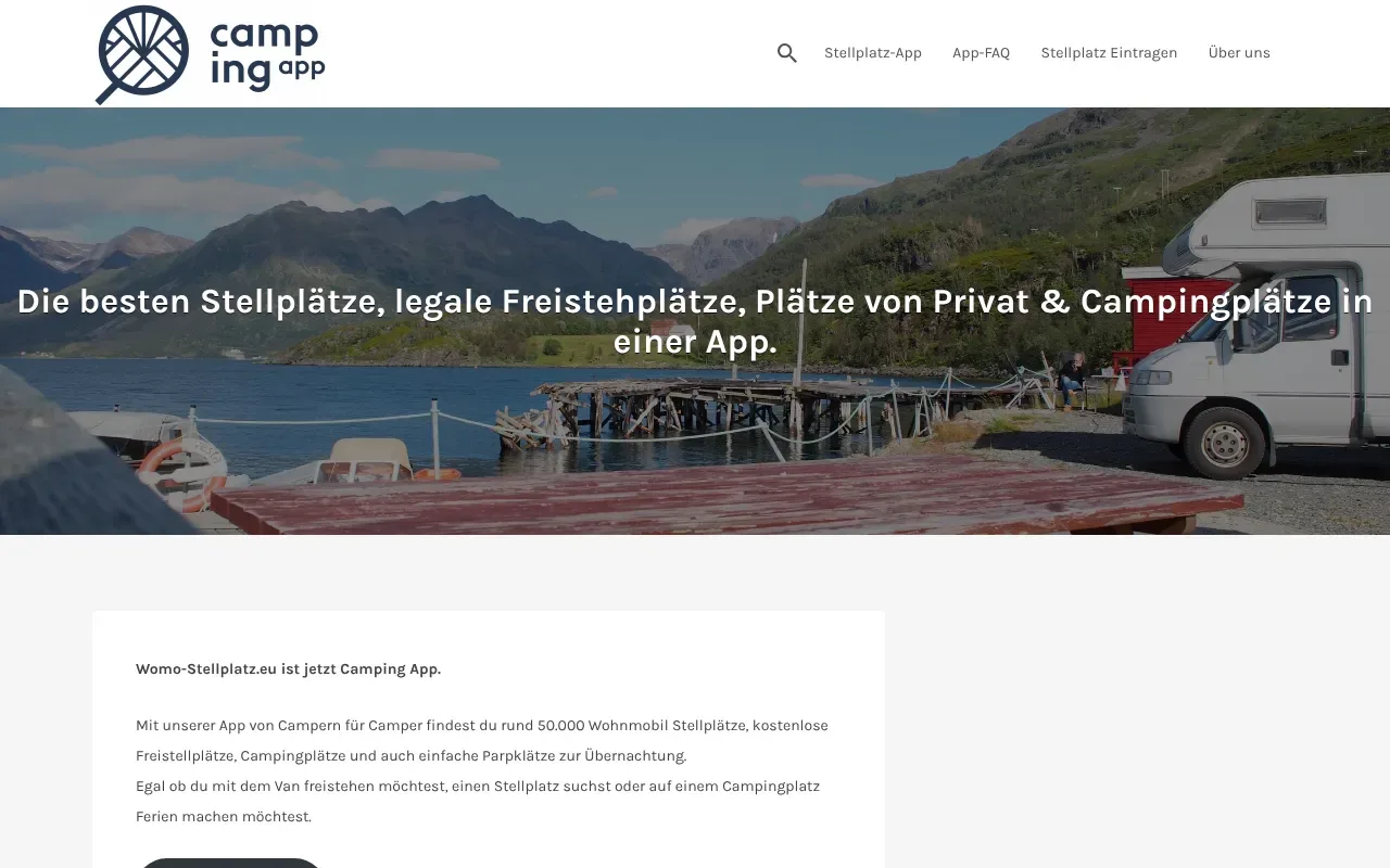 Womo-Stellplatz.eu / Camping-App.Eu