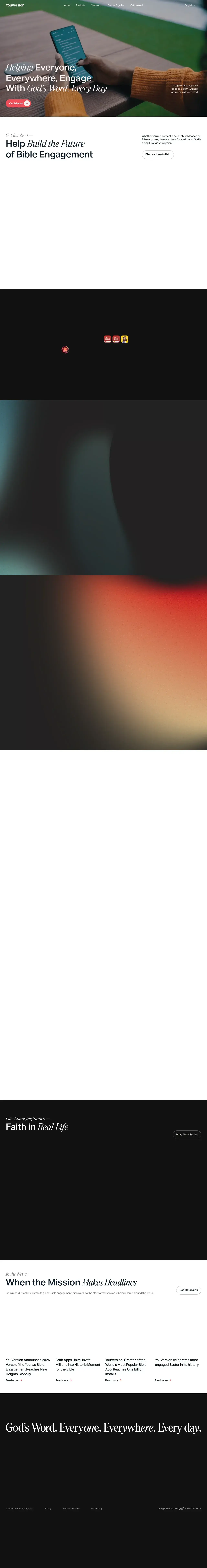 Vollständiger Screenshot von YouVersion