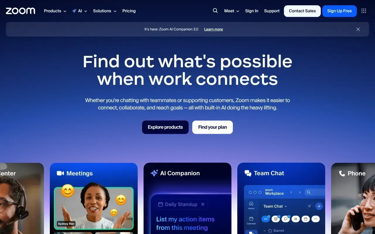 Screenshot von Zoom Phone